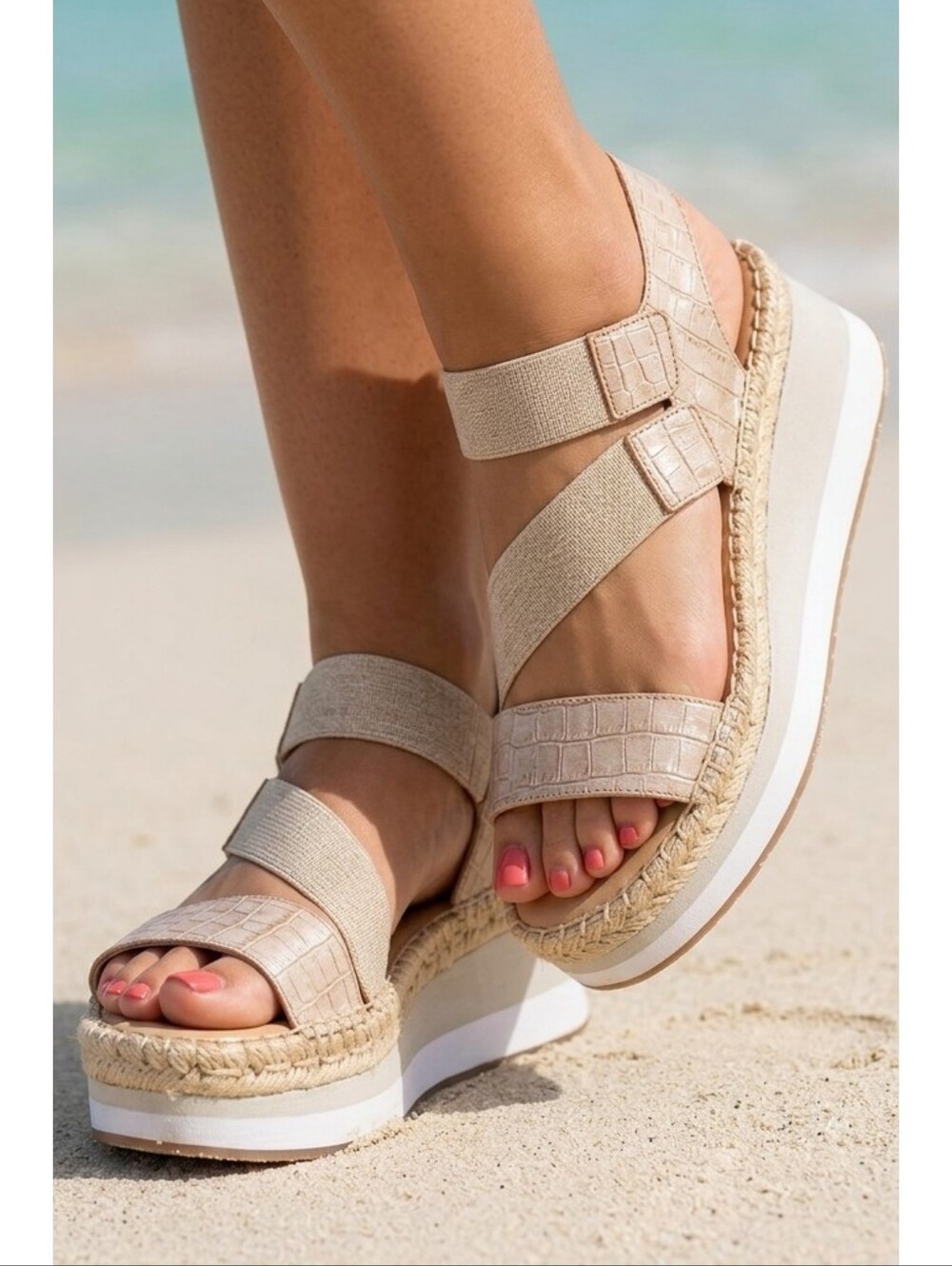 Donald J. Pliner Sadie Leather Slingback Sandals Natural Metallic Size 9